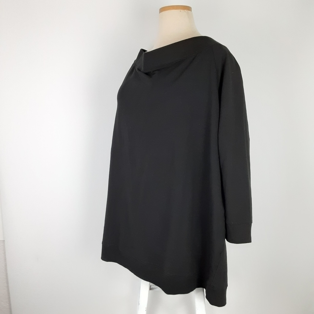 Daily Ritual | Plus Size Off Shoulder Sweatshirt - Picture 3 of 9